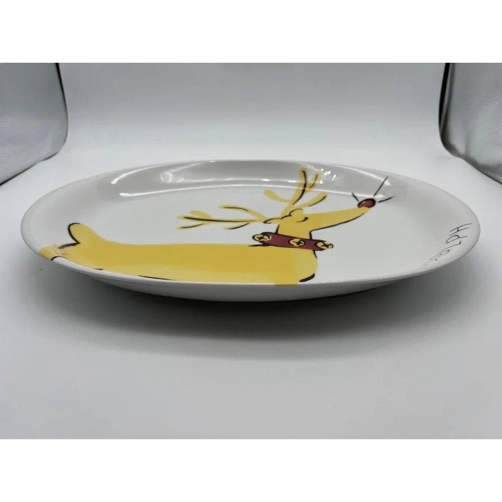 Pottery‎ Barn Rudolph Reindeer Serving Platter - Oval RARE